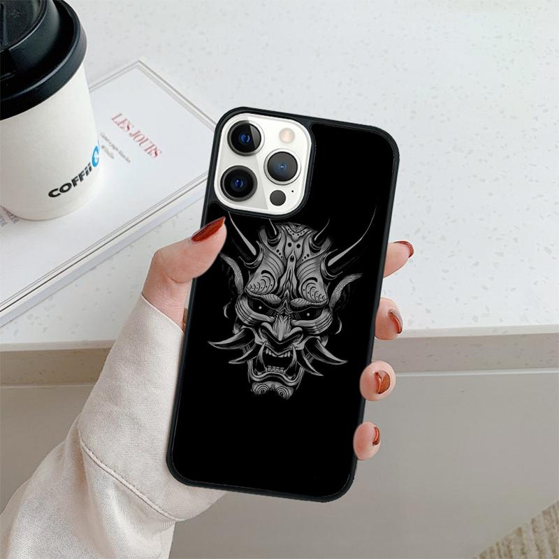Hannya Demon Oni Phone Case For iPhone 17 Air 16 pro max 15 14 plus 12 13 Shell Cover coque