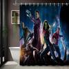 Star-Lord Guardians Of The Galaxy Space Battle Waterproof Shower Curtain For Bathroom Decor