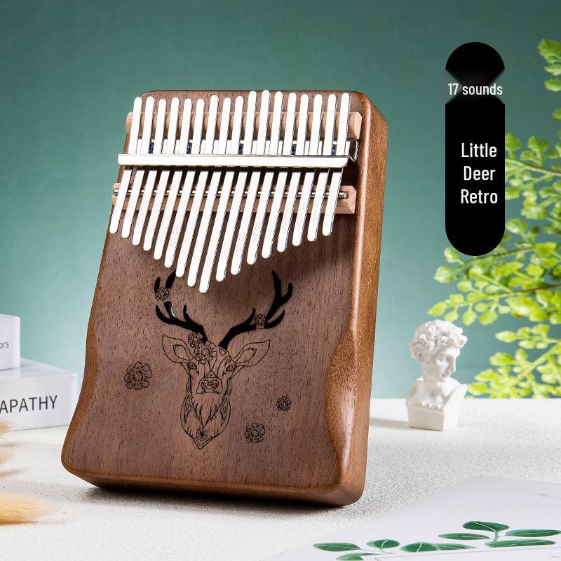 Portable 17-Key & 21-Key Kalimba Thumb Piano - Compact Finger Piano Instrument
