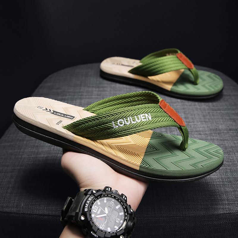 Men's Summer Trendy Casual Beach Flip Flops - Outdoor Wear Slippers