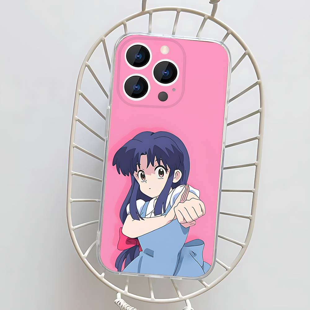 COOL Ranma 1 2 Phone Case For iPhone 17,16,15,14,13,12,11 Pro,Max,Plus,X,XS,XR,SE4,E Mini Transparent Soft Cover
