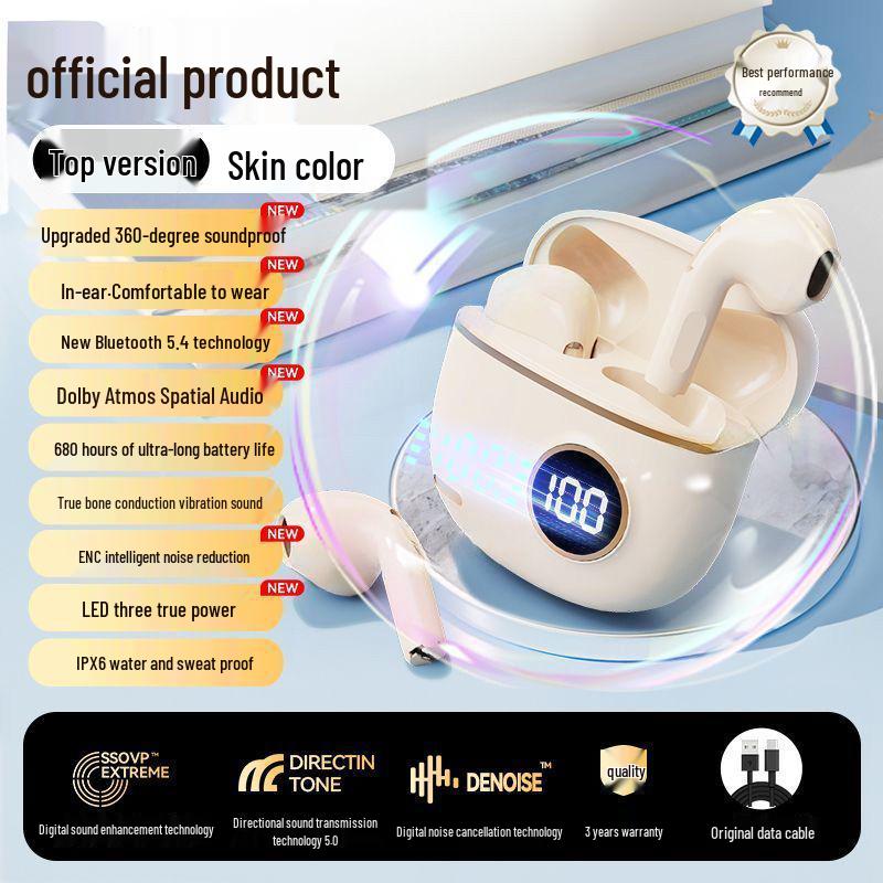 High-Quality Wireless Bluetooth In-Ear Headphones 750 Sport - Long Battery Life & Noise Reduction for Universal Use