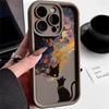 Couple Black Cat European and American Applicable Iphone16pro Mobile Phone Case Apple 15 Anti-drop 14/13promax New 12