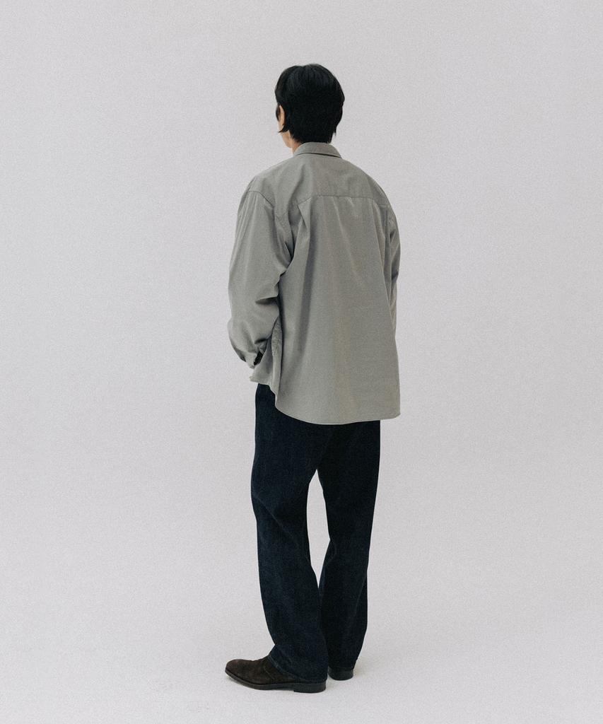 BLANKROOM Mati Shirt_Stone Gray