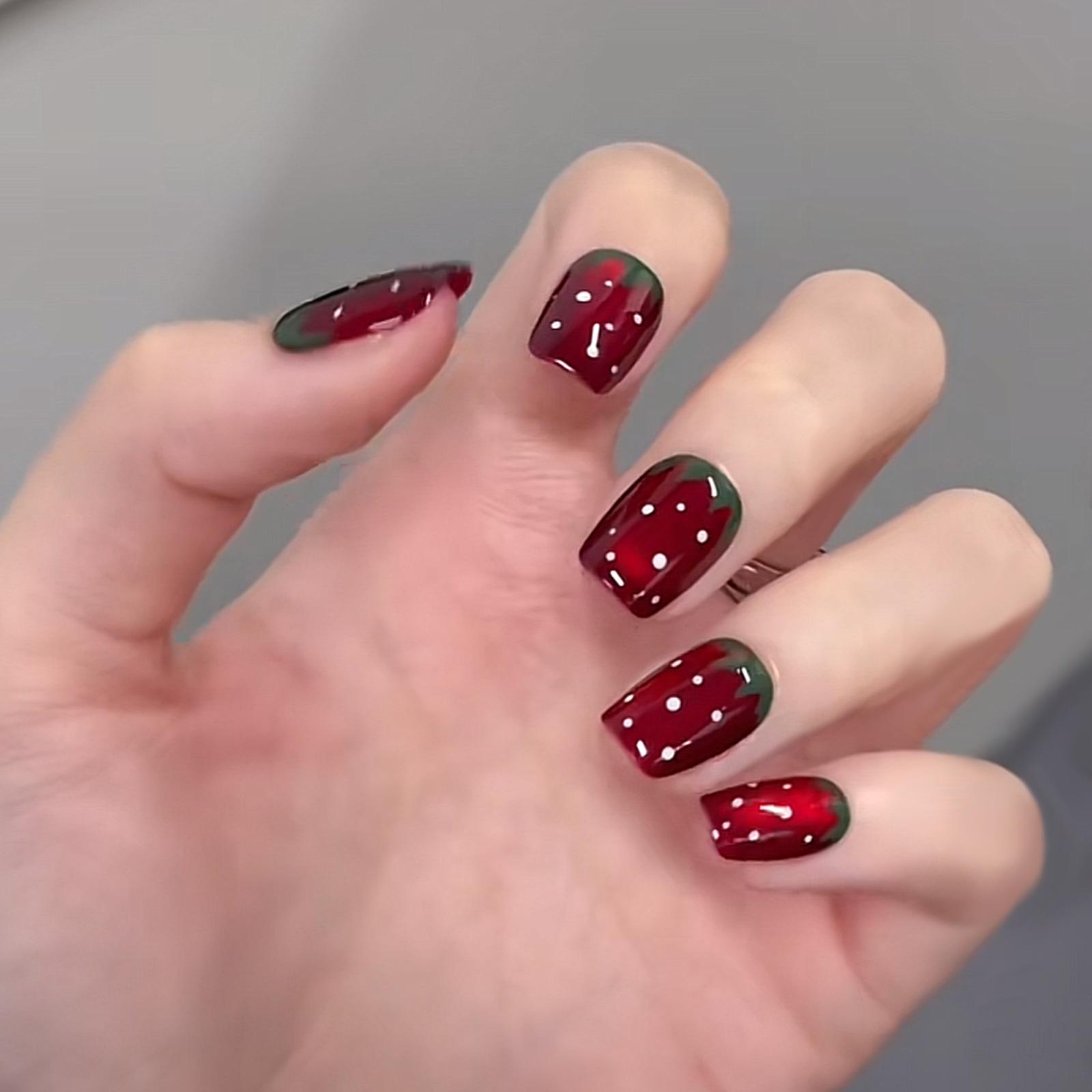 

Градиєнтні золотисті фольговані знімні наклейки для нігтів - Осінньо-зимова колекція