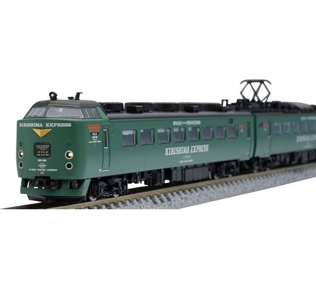 

TOMIX Модель железной дороги масштаба N Серия JR 485 KIRISHIMA EXPRESS Набор 98469 Электропоезд Зеленый зелёный