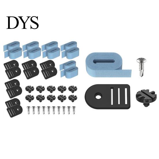Reinforced Solar Blanket Connectors Cover Reel Attachment Kit, Pool Strap And Clip, Sturdy Plastic Buckle Kit Tube Fastening for Inground Swimming