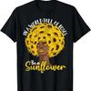 Ve světě plném růží buď slunečnicí Dívčí černé tričko s dárkem