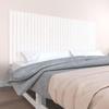 VidaXL Wall-mounted Headboard White 204x3x90 Cm Solid Pine Wood 824879