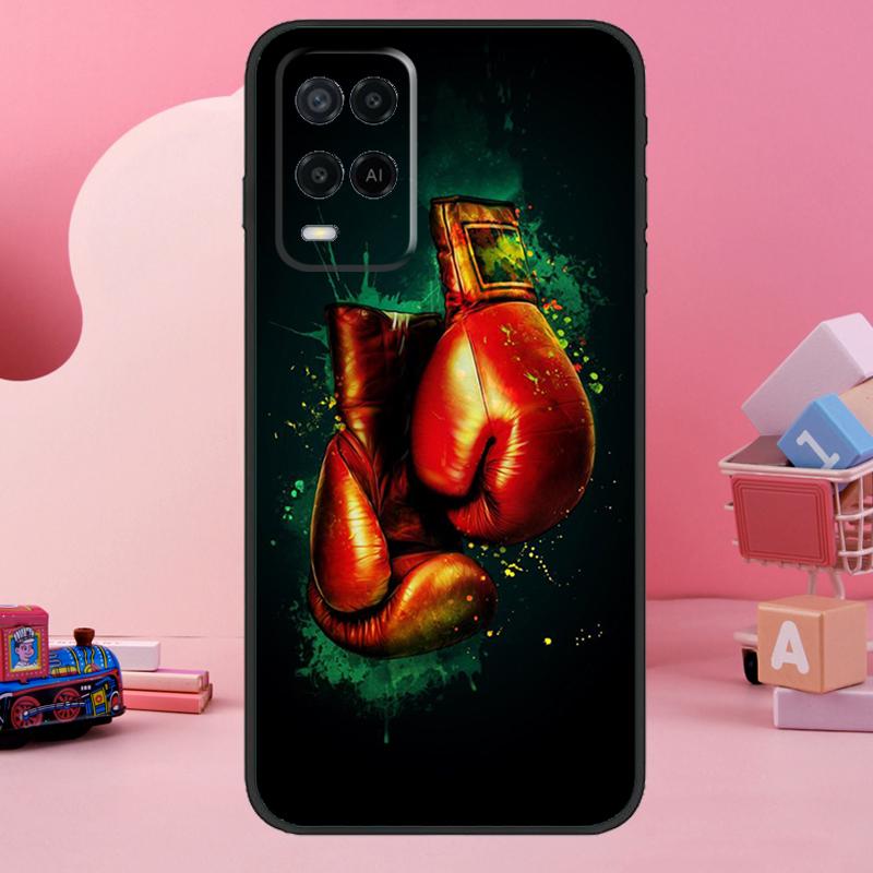 Boxing Gloves Case For Oppo A78 A38 A18 A98 A58 A60 A80 A40 A96 A76 A16 A94 A74 A54 A15 A17 A57 A77 A5 Pro