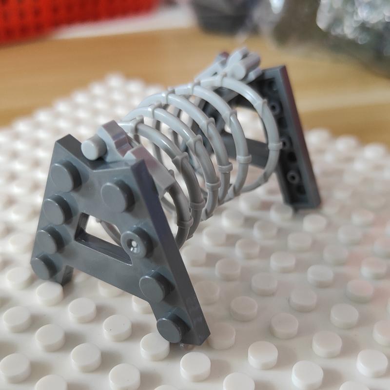 Building Block MOC Part The Road Barricades Military Accessories Obstacles War Scene Building Construction Compatible with Part