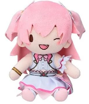 

Project Sekai: The Broken World and Miku Who Can t Sing Fuwapuchi Mini Plush Toy MORE MORE JUMP! Approx. 12cm (Airi Momoi)