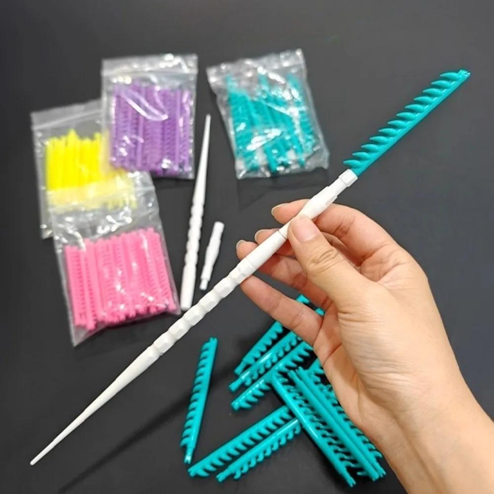 20/30 Stück Haarwurzel-Dauerwellenstäbchen Lockenwickler mit Clips Pony Volumenwellen Flauschiges Salon-Haarwickler-Set Haarstyling-Werkzeuge