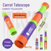 Radish Telescope for Kids - 8x Magnification, Retractable, HD, Educational Mini Toy for Boys.