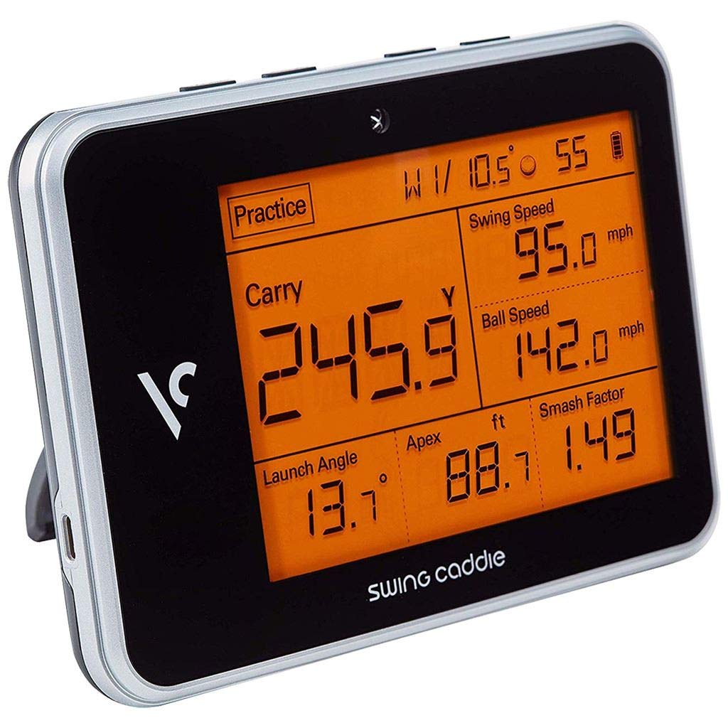 

Voice Caddie Golf Swing Caddie SC300 Portable Launch Monitor, Black