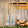 Alimentador de Concha de Ostra Aves Dispensador de Concha de Ostra Recipiente de Suplemento Dispensador de Grit de Galinha para Galinheiro ao Ar Livre Gado Patos
