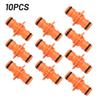 10pcs Garden Watering Hose Connector Pipe Joint Tube Quick Double Male Fitting