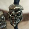 Sailor Skull Head Brass Knife Beads EDC DIY Woven Bracelets Lanyard Key Chain Pendants Accessories Outdoor Tool Hangings Charms