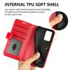 For Motorola Moto G35 5G Wallet Case Crazy Horse Texture Stand Leather Phone Cover