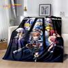 Cartoon Kingdom Hearts Spiele 3D Weiche Flanelldecke für Betten Schlafzimmer Sofa Picknick, Überwurfdecke zum Zudecken im Freien Freizeit Geschenk