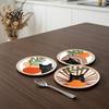 Cute Cat Design Coaster 4Pcs Healing Black Wooden Coaster, Creative Heat Insulation Bright Color Mat, Anti Slip Thickened Desk Protector for
