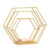 Hexagonal Wall-Mounted Storage Shelf for Living Room or Bedroom
