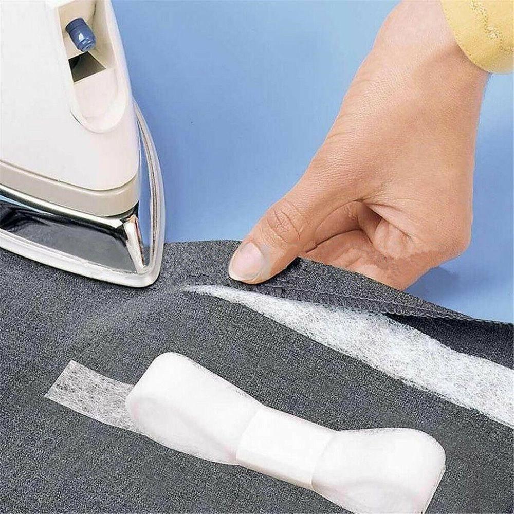 70 Yards Double Sided Fusible Interlining Fabric Tape Adhesive Tape Cloth Apparel Sewing Accessory