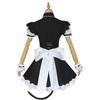 NEKOPARA Cosplay Chocola Vanilla Cosplay Dienstmädchenkleid Damen Mädchen Komplettset Süßes Lolita Halloween Party Outfits mit Perücke