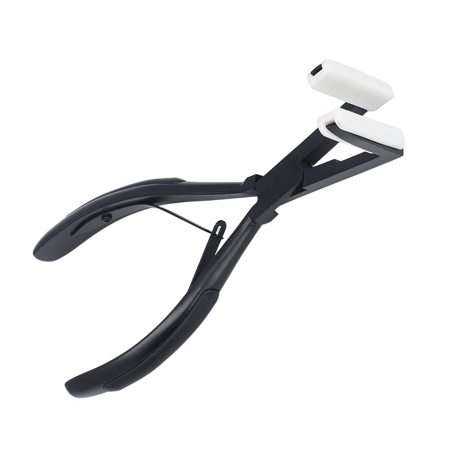 

Лента в щипцы для наращивания волос Нескользящие плоские поверхности из нержавеющей стали Инструменты для наращивания волос