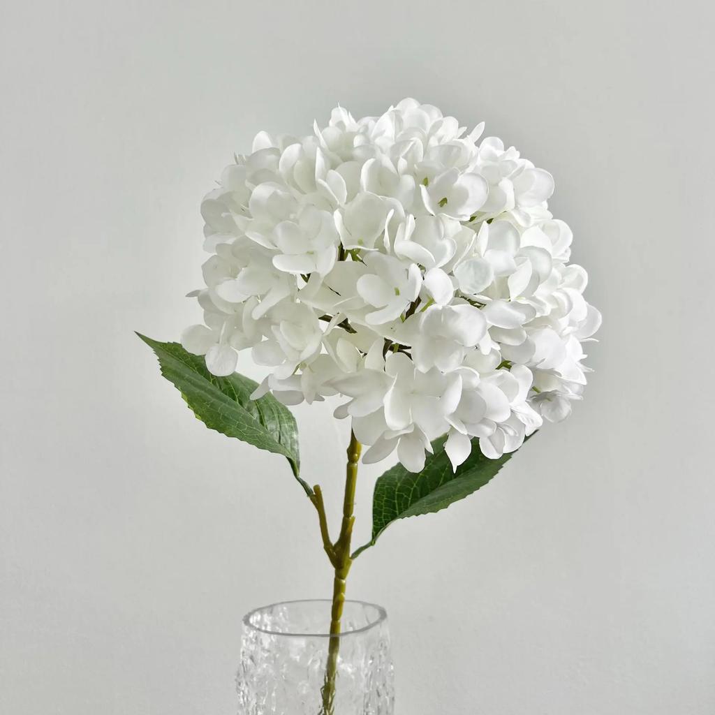 5 Stück/Los Künstliche Seidenblume Große Hortensie Hochzeitsaal Dekoration Blumenarrangement Zuhause Wohnzimmer Esszimmer Party Floral