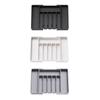 Kunststoff Silberbesteck Schubladenorganizer Verstellbar Ausziehbar Besteckfach Gabel
