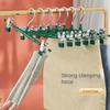 Pants Hangers with Clips Adjustable SkirtHangers for Women Non-Slip Trousers Hanger for Jeans Clothes Hangers for Pants
