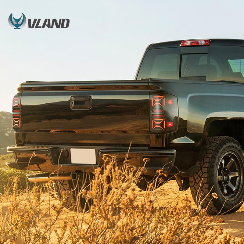 LED Tail Light Assembly for 2014-2018 Chevy Silverado Brake Lights Modification