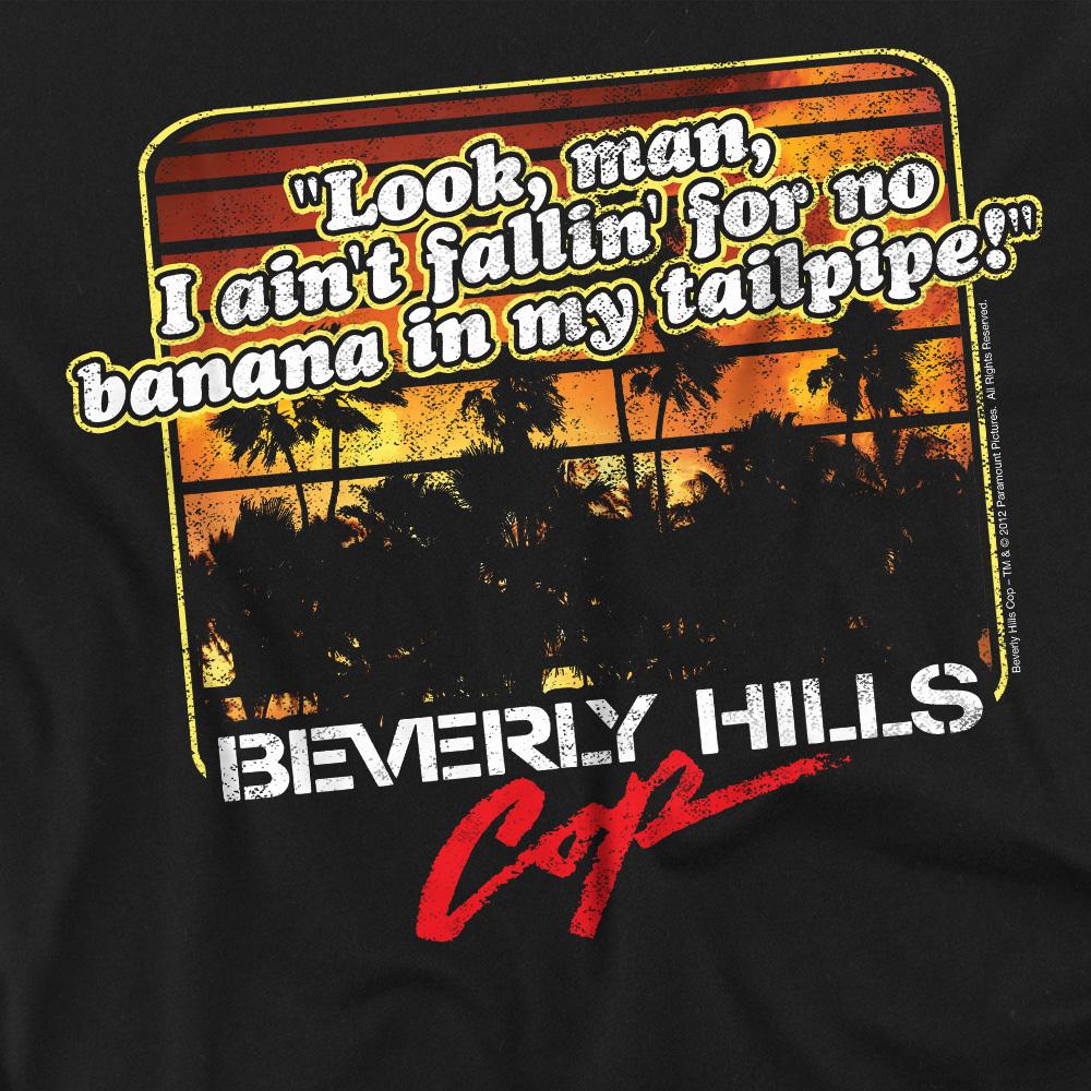 Beverly Hills Cop Unisex Adult Banana In My Tailpipe T-Shirt