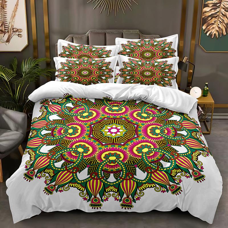 Fashion Technology Printing, 3D Digital Printing, Bedding, Duvet Covers, Pillowcases, Three-piece Sets