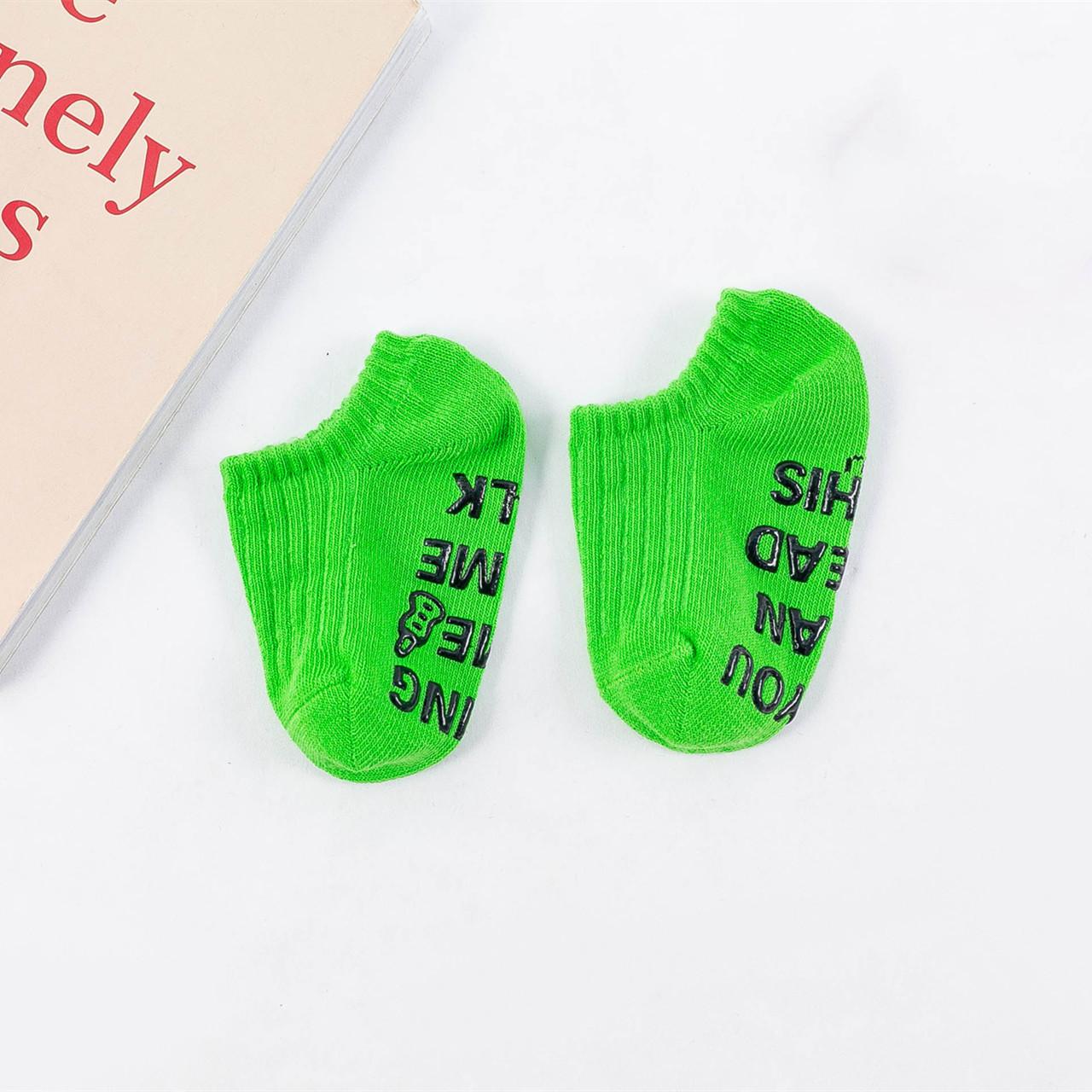 

Милые детские носки-тапочки, дышащие хлопковые резиновые противоскользящие носки до щиколотки для мальчиков и девочек, носки для новорожденных и малышей, детские носки для детей 0-7 лет S