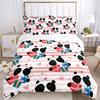 Cute Panda HD Print Polyester Bedding Set,Kids or Adults for Beds Quilt Cover Pillowcase Bedding Set,girl King Size Bedding Set