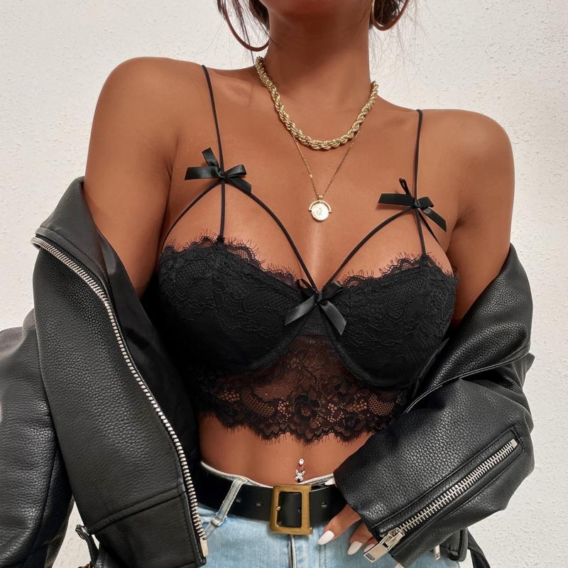 Nová, krajkou zavinutá sexy košilka slim Fit s rybí kostí bez zad