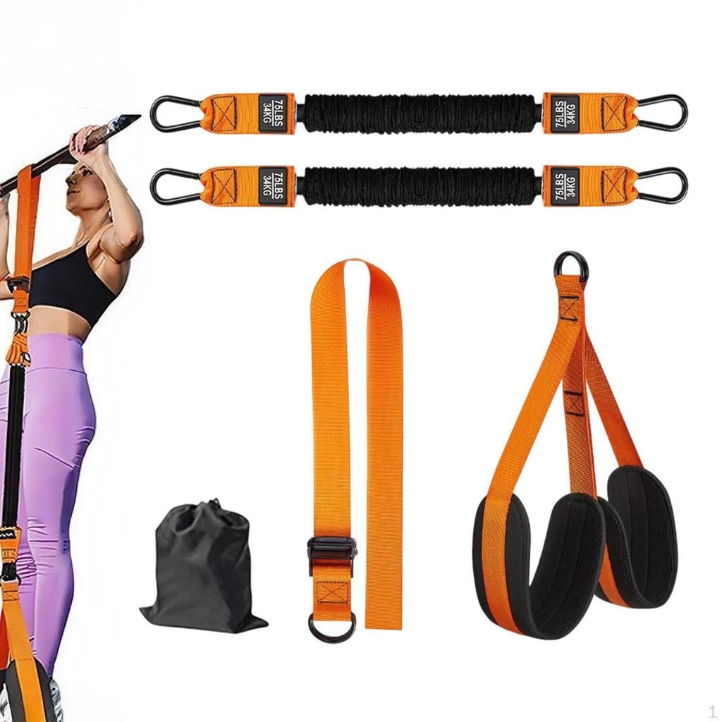Pull Up Assistance Bands Adjustable Size Fitness with Knee Rest Assist Band for