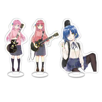 Anime akrilo stovo veiksmo figūrėlės žaislas BOCCHI THE ROCK PVC lazerinio stalinio stovo modelio žaislai