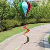 Colorful Hot Air Balloon Sequin Windmill Spinner - Outdoor Garden Decoration