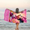 1pc Minnie7 Beach Towel with Custom Name, Beach/Swimming/Bath/Picnic/Camping Towel, Suitable for Seaside Beaches