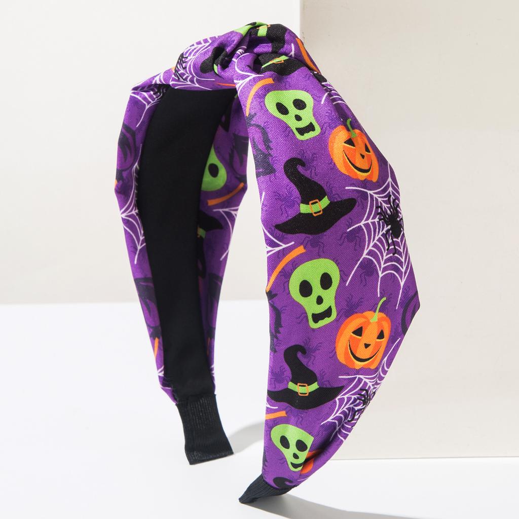 Cartoon Halloween Haarreif Bunter Kürbis Spinnen Haarreif Kürbiskopfband Fledermaus Geist Kopfband Für Halloween Party Geschenk Frauen