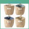 Functional Cotton Linen Wall Hanging Mini Storage Basket For Kids Toy And Home Essentials