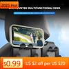 Car Sticker Car Back Seat Double Hook Hanging Storage Mobile Phone Holder For Ford Focus ST Ranger Mondeo Kugo Ecosport Fiesta K