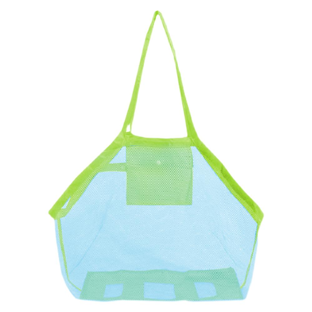 Ins Wind Transparent Mesh Shopping Bag Fashion Light And Versatile Large-capacity Portable Shopping Bag Beach Mesh Bag