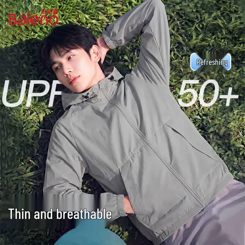 Baleno Men s Hooded UV Protection Sun Jacket M