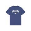 New Balance T Shirts Men's Crew Neck Moderate Straight Fit AMT42333-VTI