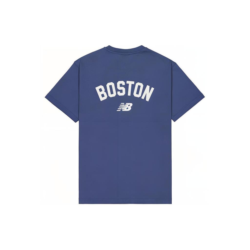 New Balance T Shirts Men's Crew Neck Moderate Straight Fit AMT42333-VTI