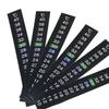 8pcs 10℃ to 40℃ Temperature Sensing Stickers Self Adhesive Liquid Crystal Temperature Sensor Black Fish Tank Thermometer